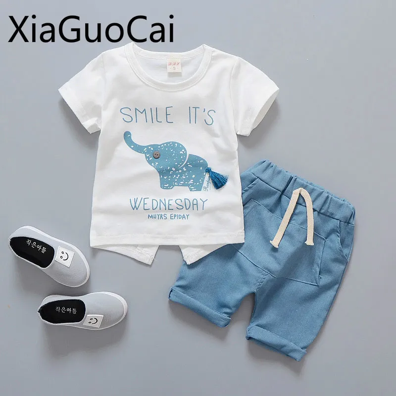 Elephant Fashion New Baby Sets Casual Summer Kids Sets Short-sleeved Shorts Children's Summer Two-piece Kids Suits
Elephant Fashion New Baby Sets Casual Summer Kids Sets Short-sleeved Shorts Children's Summer Two-piece Kids Suits