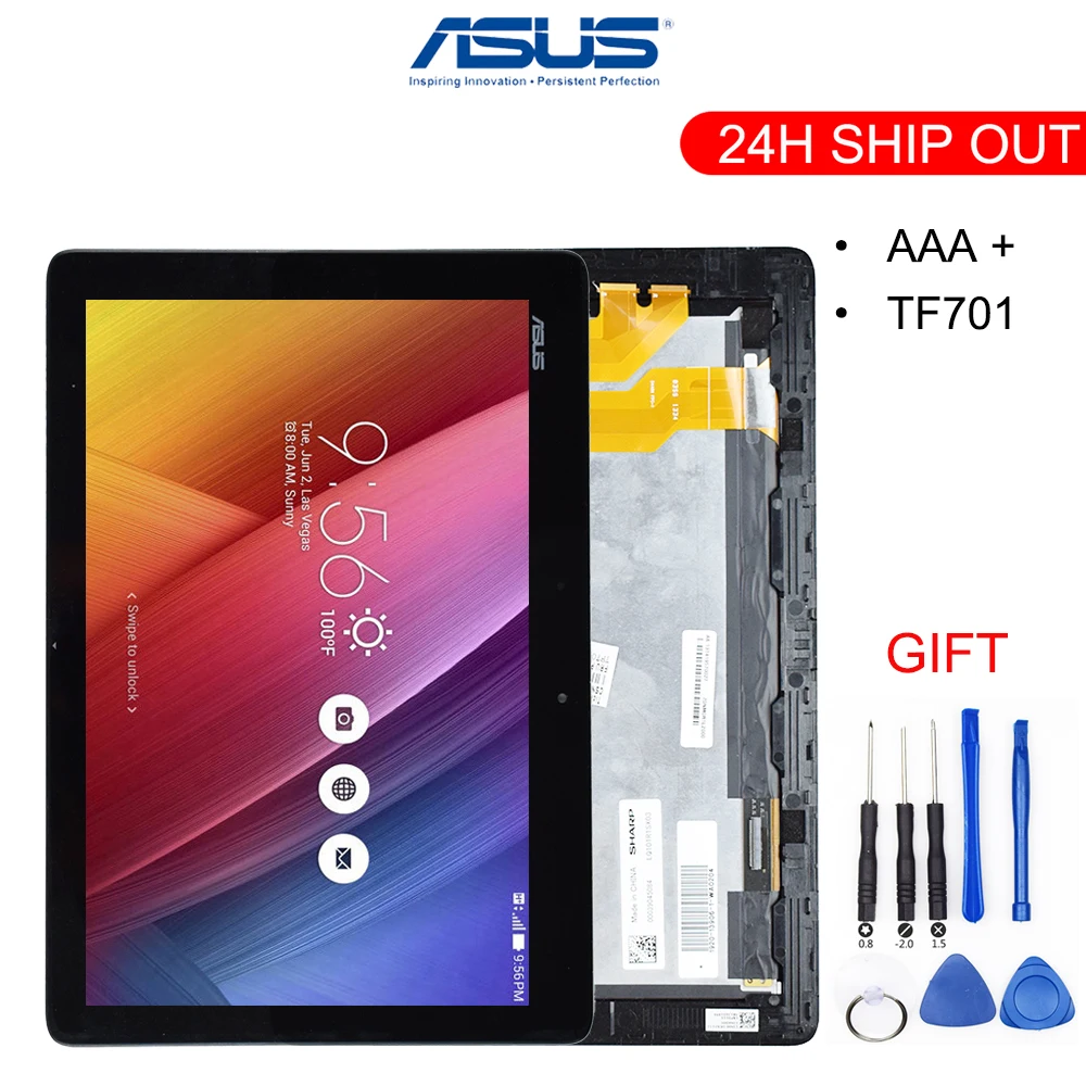Оригинальный 10 1 ''для Asus Transformer Pad TF701T TF701 LQ101R1SX03 ЖК-дисплей дигитайзер