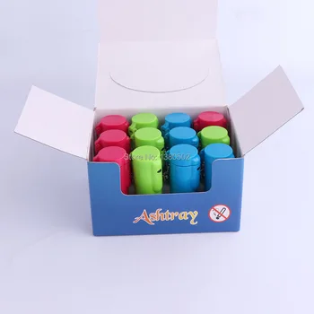 12Pcs/Lot random color mini smokeless Pocket portable ashtray with Keychain for outdoor
12Pcs/Lot random color mini smokeless Pocket portable ashtray with Keychain for outdoor