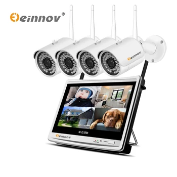 Einnov 4CH 1080P Wireless NVR Wifi CCTV System 12" LCD Monitor Screen 2MP Home Outdoor Security Camera Video Surveillance Kit
Einnov 4CH 1080P Wireless NVR Wifi CCTV System 12" LCD Monitor Screen 2MP Home Outdoor Security Camera Video Surveillance Kit