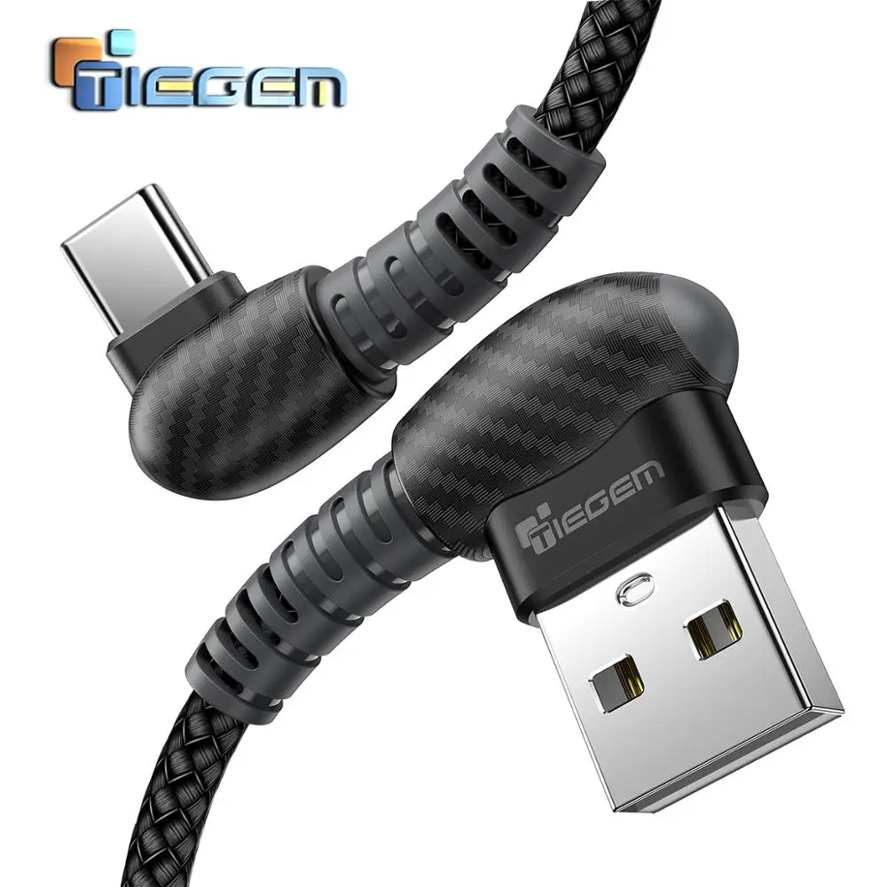 TIEGEM USB C Cable 2A Fast Charging 90 degree USB Type C Cable for Xiaomi 5 6 Samsung S8 S9 Plus Note 8 9 for Huawei P9 P10 P20
TIEGEM USB C Cable 2A Fast Charging 90 degree USB Type C Cable for Xiaomi 5 6 Samsung S8 S9 Plus Note 8 9 for Huawei P9 P10 P20