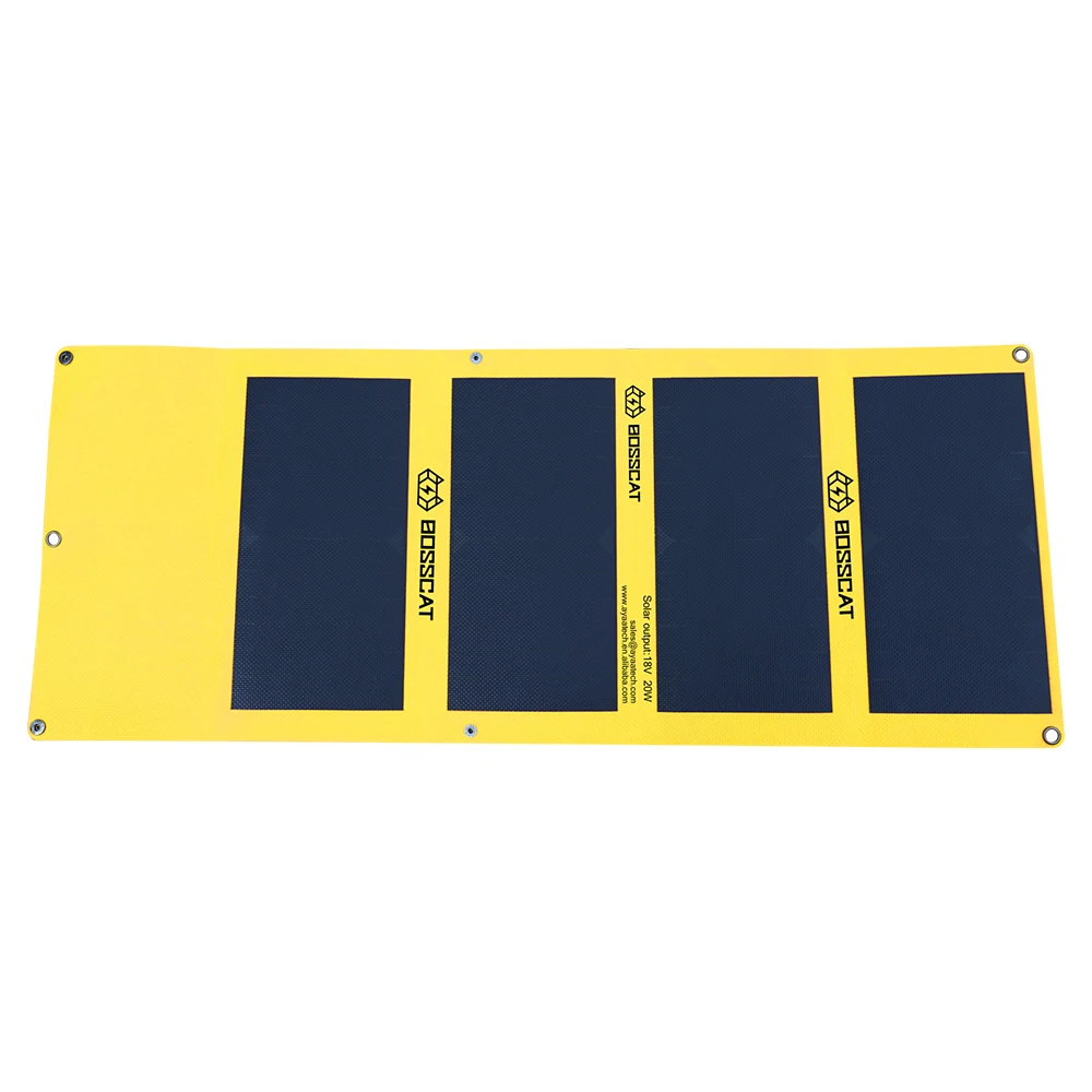 

Portable 20W High Efficiency Foldable Solar Panel with Solar Power Battery Cells USB Output Port for Ourdoor Camping Travel