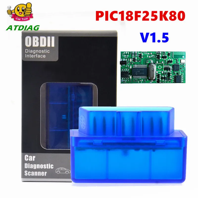 Really V1.5 Super MINI ELM327 Bluetooth ELM 327 PIC18F25K80 Version 1.5 OBD2 / OBDII for Android Torque Car Code Scanner
Really V1.5 Super MINI ELM327 Bluetooth ELM 327 PIC18F25K80 Version 1.5 OBD2 / OBDII for Android Torque Car Code Scanner