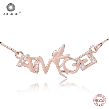 AOBOCO Fine 925 Sterling Silver Necklace Classic Crystal Angel Pendants For Women Necklaces Fine Jewelry Gifts For Lover GNX0294
AOBOCO Fine 925 Sterling Silver Necklace Classic Crystal Angel Pendants For Women Necklaces Fine Jewelry Gifts For Lover GNX0294