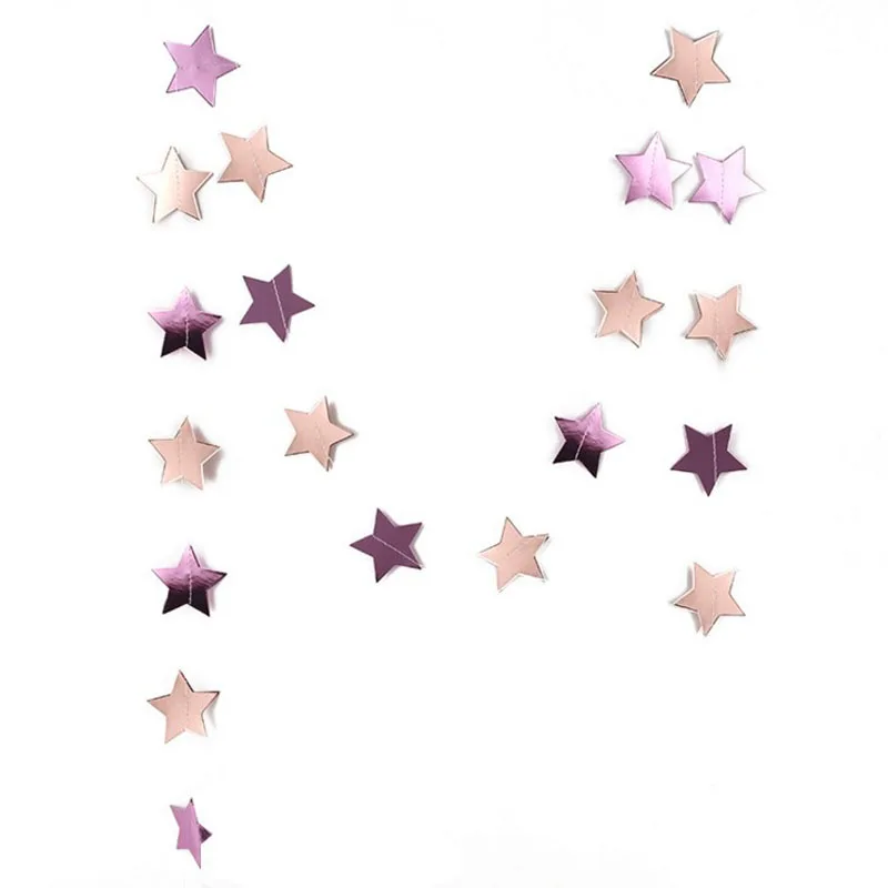 1 Set Kawaii Fashion Wall Hanging Paper Star Garland Birthday String Chain Wedding Party Banner Handmade Children Home Decor
1 Set Kawaii Fashion Wall Hanging Paper Star Garland Birthday String Chain Wedding Party Banner Handmade Children Home Decor