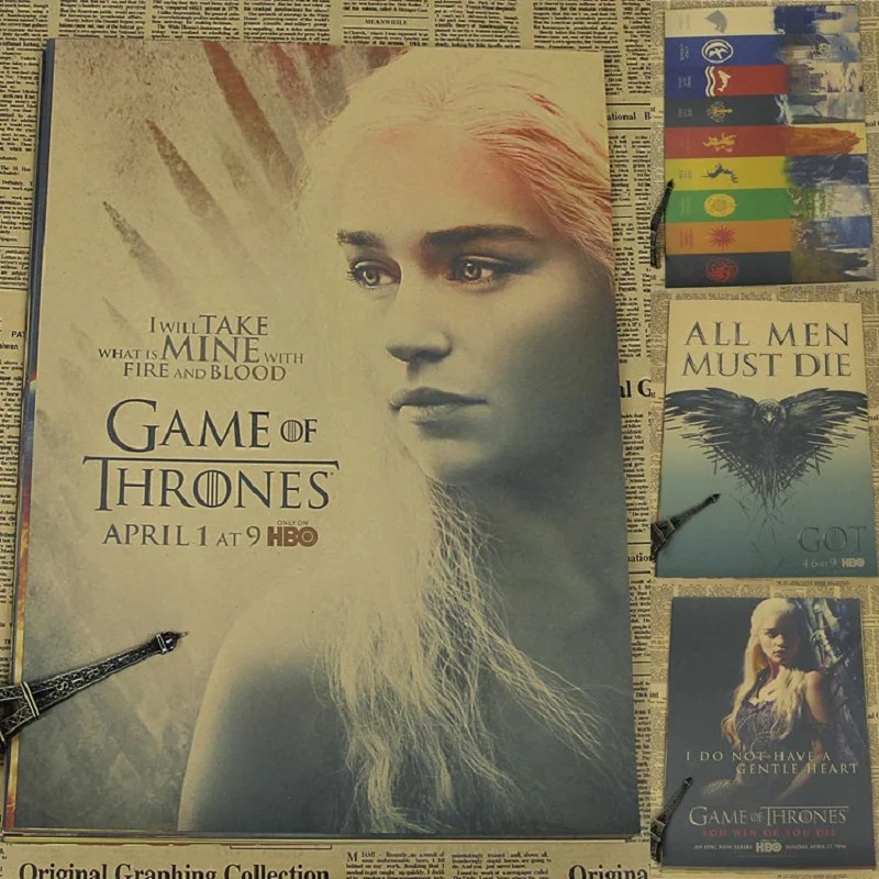 42*30cm Vintage Paper Retro anime poster Game of Thrones Posters / kid cudi poster/ Vintage Home Wall sticker Decor
42*30cm Vintage Paper Retro anime poster Game of Thrones Posters / kid cudi poster/ Vintage Home Wall sticker Decor