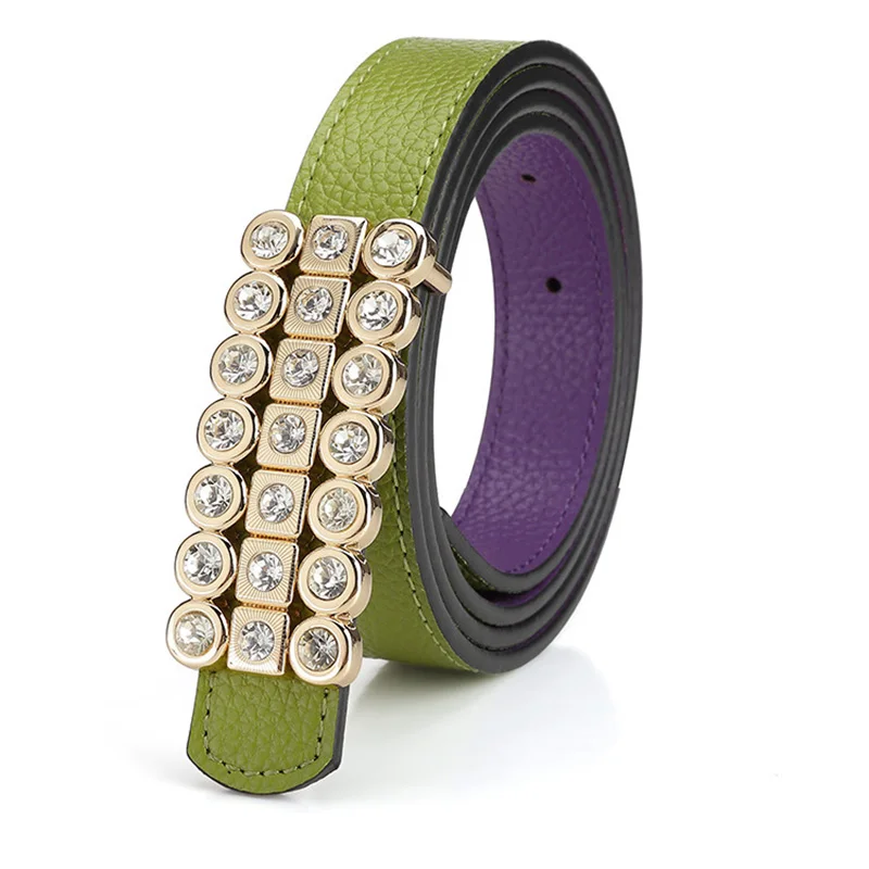 2018 Ladies Famous Female Strap Brand Designer High Quality Diamond Women Belts Waist Luxury Belt for Dress Jeans Pants Green
2018 Ladies Famous Female Strap Brand Designer High Quality Diamond Women Belts Waist Luxury Belt for Dress Jeans Pants Green