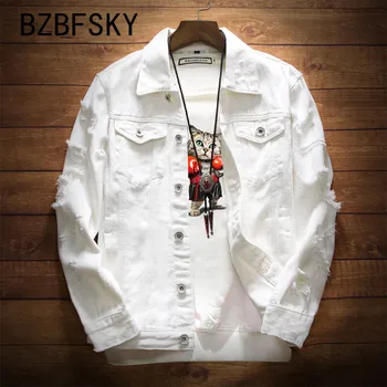 BZBFSKY Mens Denim Jacket Trendy Fashion Hip Hop Streetwer Ripped Denim Jacket Mens Jeans Jacket Male Cowboy Coats 3XL
BZBFSKY Mens Denim Jacket Trendy Fashion Hip Hop Streetwer Ripped Denim Jacket Mens Jeans Jacket Male Cowboy Coats 3XL
