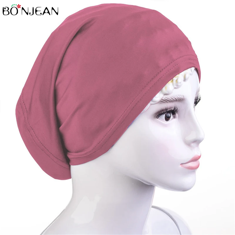 BONJEAN Summer Fashion Scarf Mercerized Cotton Scarves Elastic Adjustable Headband Spring Autumn Women Muslim Pure color 2019
BONJEAN Summer Fashion Scarf Mercerized Cotton Scarves Elastic Adjustable Headband Spring Autumn Women Muslim Pure color 2019