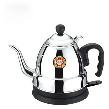 220V Slender Mouth 1.2L Stainless Steel Electric Kettle Black Tea Puer Boiled Teapot Health Pot Water Kettle Heating Drinkware
220V Slender Mouth 1.2L Stainless Steel Electric Kettle Black Tea Puer Boiled Teapot Health Pot Water Kettle Heating Drinkware