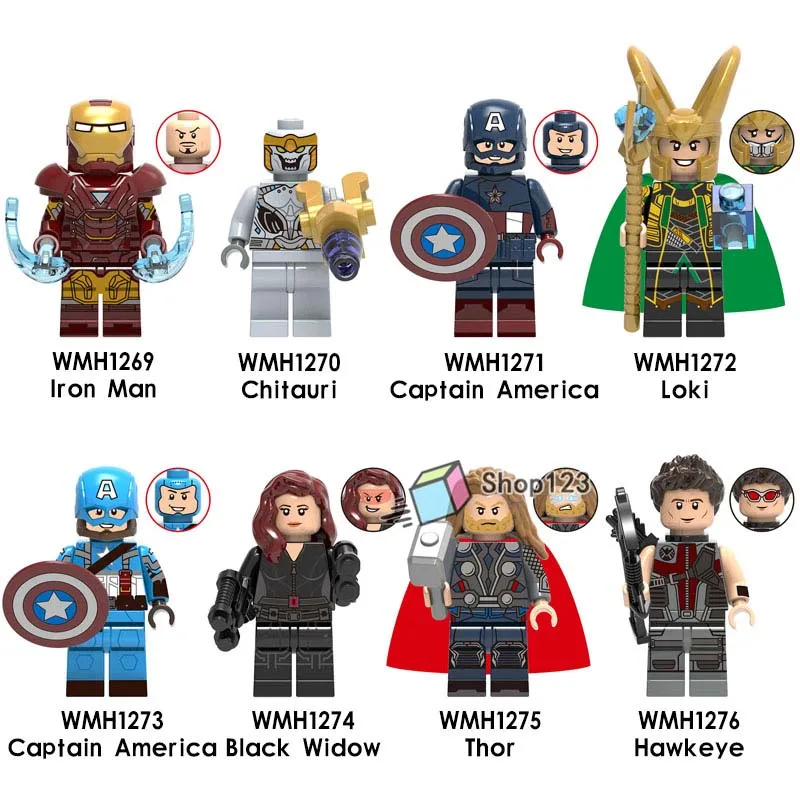 Avengers Endgame Chitauri Loki Thor Captain America Black Widow Hawkeye Iron Man Building Blocks Marvel Super Heroes Toys Gifts
Avengers Endgame Chitauri Loki Thor Captain America Black Widow Hawkeye Iron Man Building Blocks Marvel Super Heroes Toys Gifts