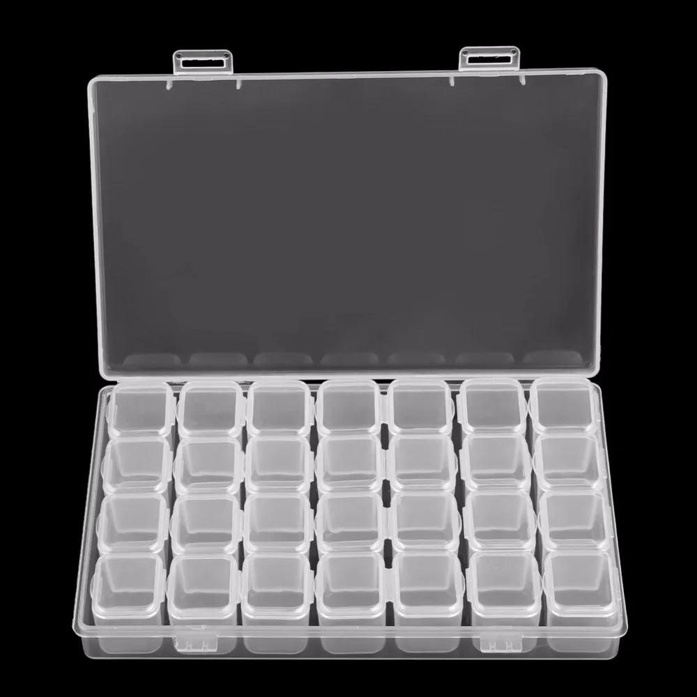 28 Grids Empty Nail Art Decoration Storage Case Box Nail Glitter Rhinestone Crystal Beads Accessories Container Nail Tool Clear
28 Grids Empty Nail Art Decoration Storage Case Box Nail Glitter Rhinestone Crystal Beads Accessories Container Nail Tool Clear