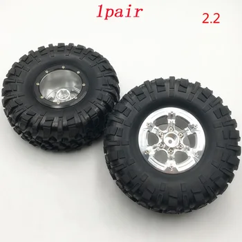 1pair 2.2inch Metal Wheel Hub w/Tire Skin 12mm Hexagonal Adapter RR10 Tyres 132*50mm Tire Wheel Rim for 1/10 RC Crawler Cars
1pair 2.2inch Metal Wheel Hub w/Tire Skin 12mm Hexagonal Adapter RR10 Tyres 132*50mm Tire Wheel Rim for 1/10 RC Crawler Cars
