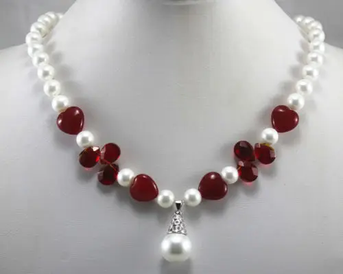 Hot sale new Style >>>>>Fashion 8mm White Pearl Mixed Red Jade+White Pearl Pendant Necklace
Hot sale new Style >>>>>Fashion 8mm White Pearl Mixed Red Jade+White Pearl Pendant Necklace