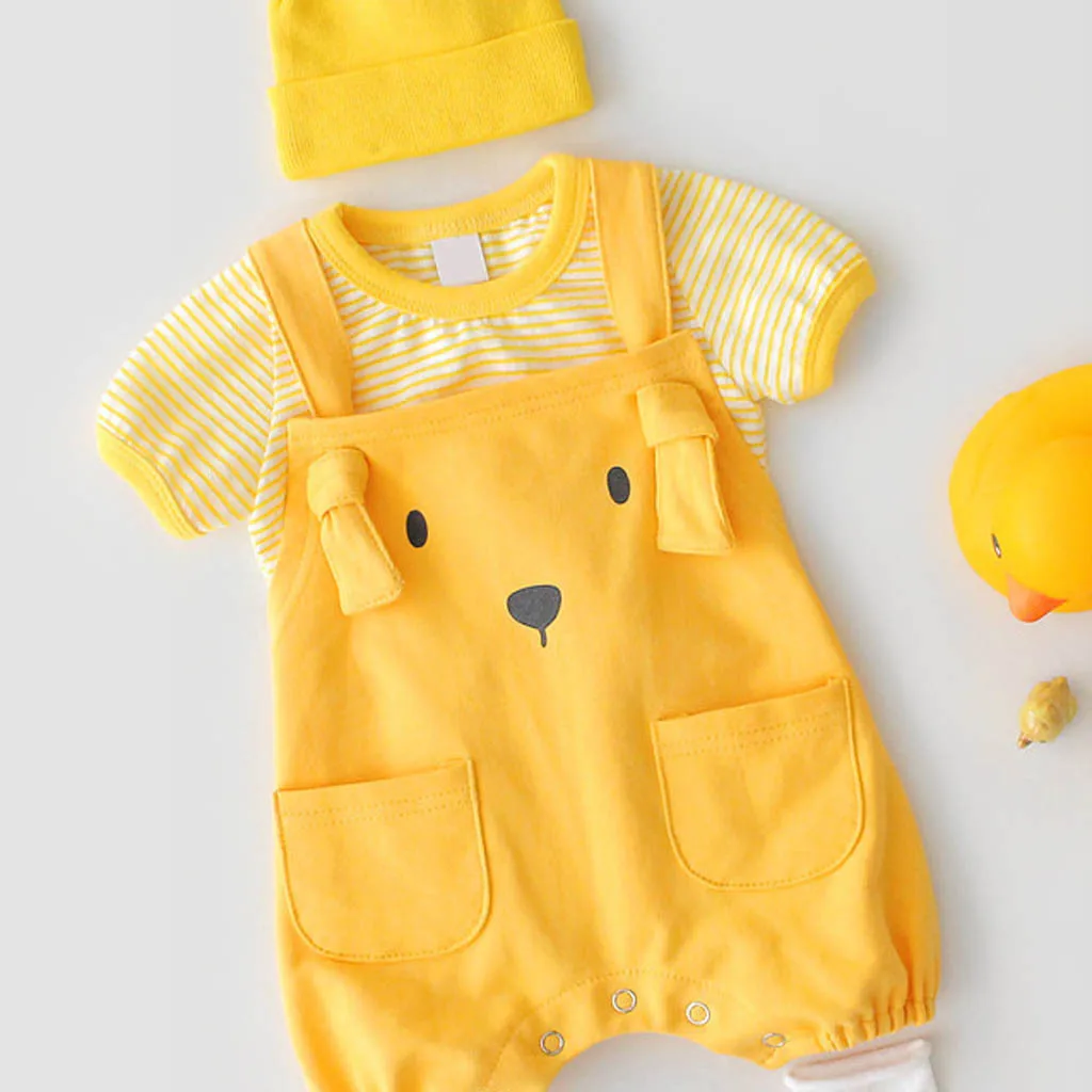 KLV baby girl and boy Cartoon Pocket Cotton Blend Printed clothes set infant Overalls Outfits#y25
KLV baby girl and boy Cartoon Pocket Cotton Blend Printed clothes set infant Overalls Outfits#y25