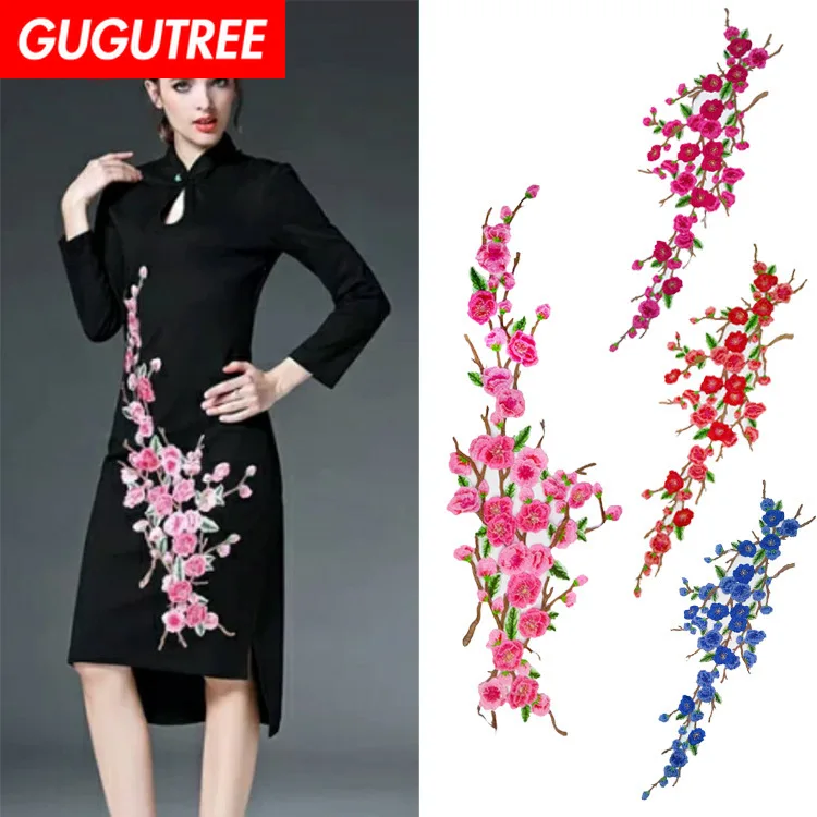 GUGUTREE embroidery big wintersweet patches flower patches badges applique patches for clothing ZM-146
GUGUTREE embroidery big wintersweet patches flower patches badges applique patches for clothing ZM-146