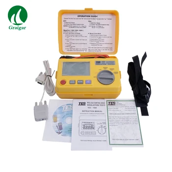 TES-1604 Datalogging Insulation Tester Range 600V ACV 200mA Short Circuit Continuity Current
TES-1604 Datalogging Insulation Tester Range 600V ACV 200mA Short Circuit Continuity Current
