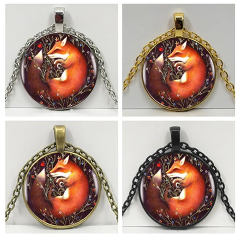 2019 New Crystal Glass Pendant Beautiful Fox Fashion Sweater Chain Necklace Jewelry Gift
2019 New Crystal Glass Pendant Beautiful Fox Fashion Sweater Chain Necklace Jewelry Gift