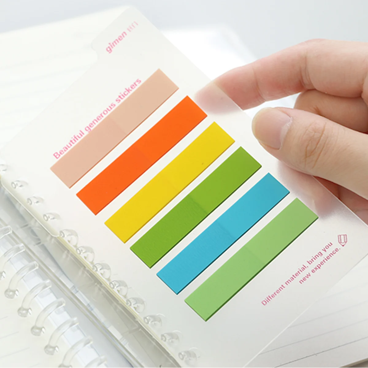 Mohamm PET Portable Page Index Paper DIY Planner Stickers Transparent Sticky Notes Office School Supplies Stationery
Mohamm PET Portable Page Index Paper DIY Planner Stickers Transparent Sticky Notes Office School Supplies Stationery