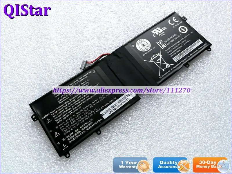 34.61Wh 7.7V LBG722VH LBP7221E Battery For LG Gram 13Z940 14Z950 15Z960 15Z975 Series
34.61Wh 7.7V LBG722VH LBP7221E Battery For LG Gram 13Z940 14Z950 15Z960 15Z975 Series