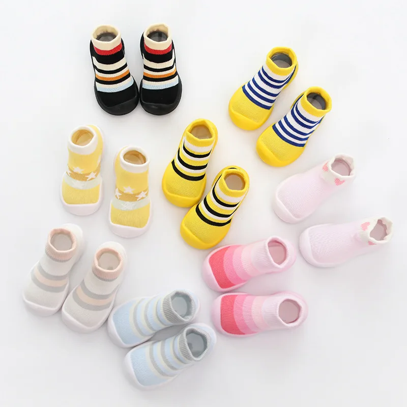 Spring and Summer Baby Walk Shoes Soft Bottom Non-slip Striped Gel Bottom Socks Girls Floor Socks
Spring and Summer Baby Walk Shoes Soft Bottom Non-slip Striped Gel Bottom Socks Girls Floor Socks