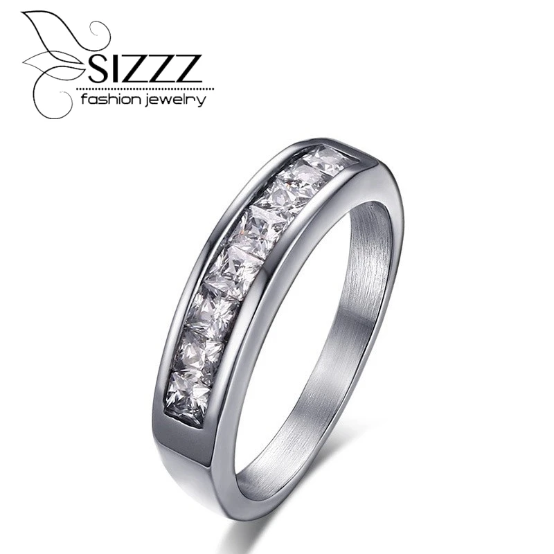 SIZZZ Elegant 4mm wide engagement rings female AAA+ CZ Stone wedding Rings for women wedding jewelry
SIZZZ Elegant 4mm wide engagement rings female AAA+ CZ Stone wedding Rings for women wedding jewelry