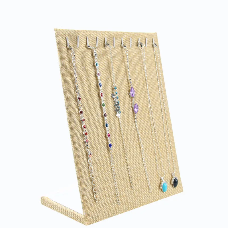 Jewelry Organizer Storage Stand For Dangling Pendant Necklace Display Jewelry Display Show Holder Rack 11 Hooks Beige Color
Jewelry Organizer Storage Stand For Dangling Pendant Necklace Display Jewelry Display Show Holder Rack 11 Hooks Beige Color