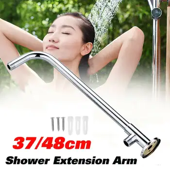 370mm/480mm Wall Mounted Shower Head Extension Arm Bottom Entry Hose Shower Extension Arm Fitting Mount Base for Home Bathroom
370mm/480mm Wall Mounted Shower Head Extension Arm Bottom Entry Hose Shower Extension Arm Fitting Mount Base for Home Bathroom