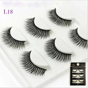 Pure Hand Cotton Thread False Eyelashes Messy Soft Natural Thick Fake Eyelashes 3D Three Dimensional Makeup Tools Eyelashes L18
Pure Hand Cotton Thread False Eyelashes Messy Soft Natural Thick Fake Eyelashes 3D Three Dimensional Makeup Tools Eyelashes L18