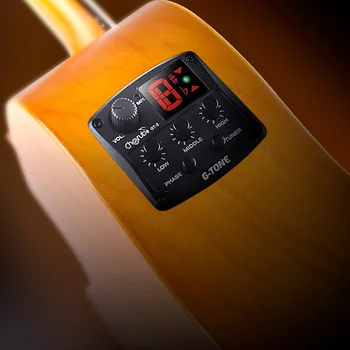 Cherub GT-2 3-Band Acoustic Guitar EQ Preamp System LED Equalizer Built-in Chromatic Tuner Phase Effect for Guitar Pedals Pickup
Cherub GT-2 3-Band Acoustic Guitar EQ Preamp System LED Equalizer Built-in Chromatic Tuner Phase Effect for Guitar Pedals Pickup