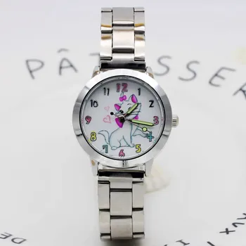 new arrive Cute Cartoon Cat style Children's Watches Kids Student Girls boys Quartz Metal steel Wrist Watch
new arrive Cute Cartoon Cat style Children's Watches Kids Student Girls boys Quartz Metal steel Wrist Watch