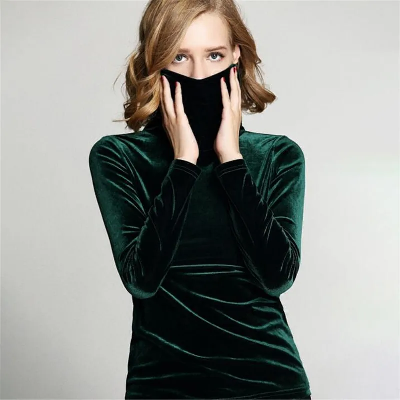 Plus size Turtleneck velvet Blouses Shirts Women's Autumn Winter Shirts Tops Velvet Blusas Top M- 5XL 6XL 7XL
Plus size Turtleneck velvet Blouses Shirts Women's Autumn Winter Shirts Tops Velvet Blusas Top M- 5XL 6XL 7XL
