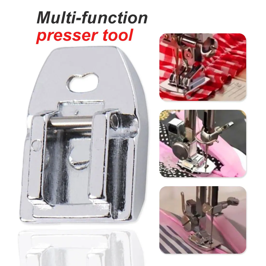 Convenient Household Sewing Machine Presser Sewing Machine Foot Accessories Multi-Function Shell Hemmer Part Binder
Convenient Household Sewing Machine Presser Sewing Machine Foot Accessories Multi-Function Shell Hemmer Part Binder