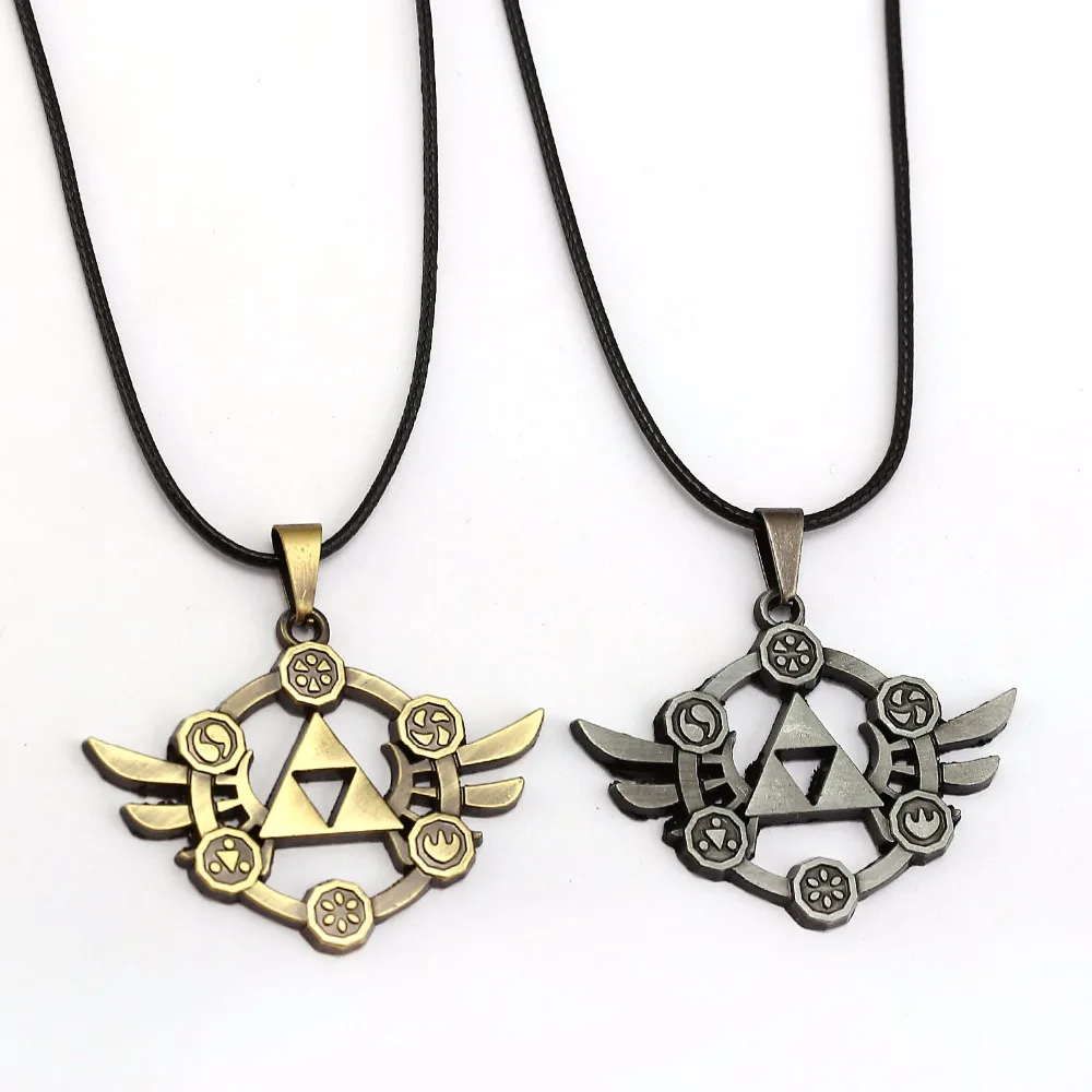 Women Necklace Statement Legend of Zelda Vintage Men's Jewelry Leather Rope Chain Accessory
Women Necklace Statement Legend of Zelda Vintage Men's Jewelry Leather Rope Chain Accessory
