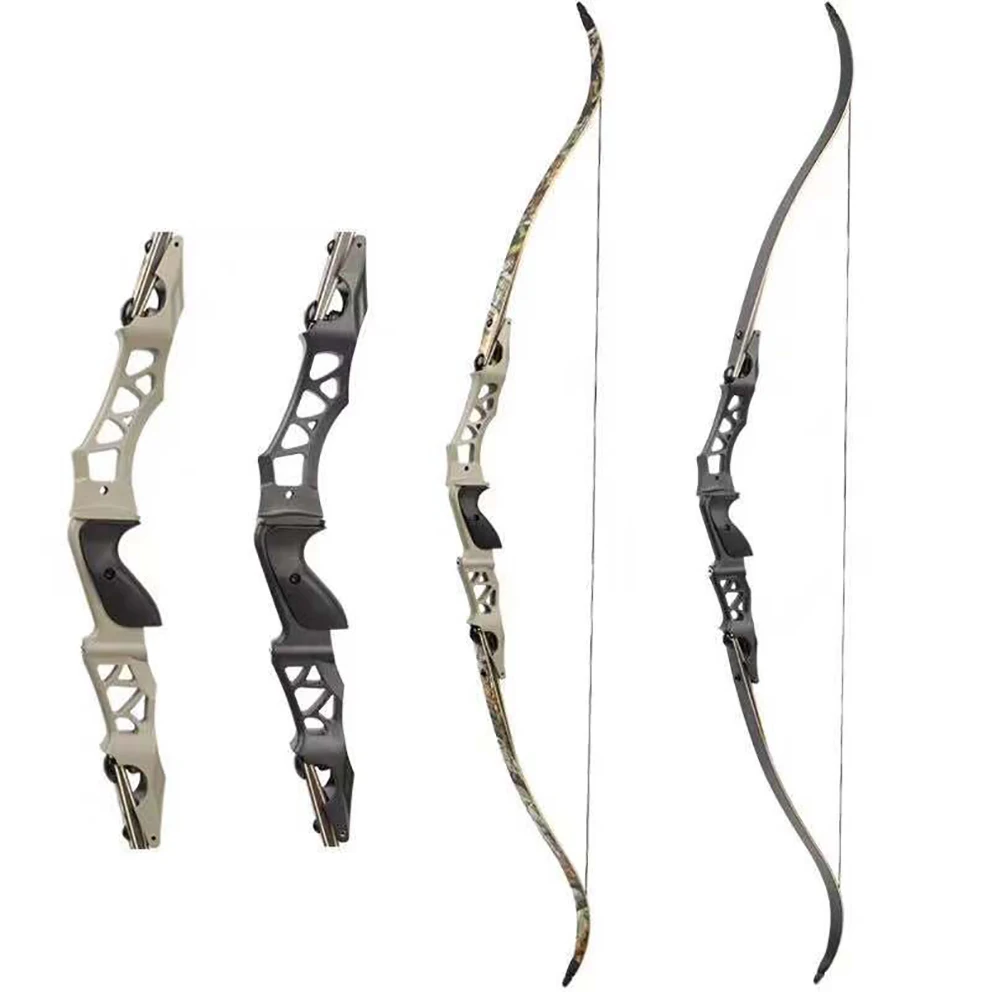 2018 New 64 inches 30-60lbs With Aluminum Alloy Riser 190fps ILF Hunting Recurve Bow F166 Black and Grey 
2018 New 64 inches 30-60lbs With Aluminum Alloy Riser 190fps ILF Hunting Recurve Bow F166 Black and Grey