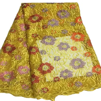 Latest African Tulle lace fabric with stone Attractive French 3D flowers lace fabric in fashion for dress HJ801-2
Latest African Tulle lace fabric with stone Attractive French 3D flowers lace fabric in fashion for dress HJ801-2