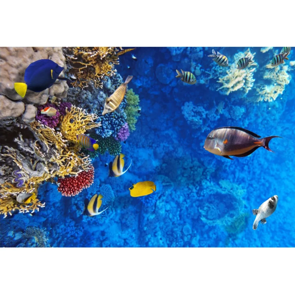 Laeacco Ocean Underwater Coral Fish Scene Photography Background Wall Decor Portrait Scenery Photographic Studio Photo Backdrops
Laeacco Ocean Underwater Coral Fish Scene Photography Background Wall Decor Portrait Scenery Photographic Studio Photo Backdrops