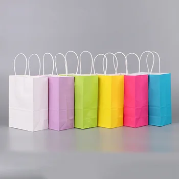 10Pcs/lot Kraft Paper Bag with Handles 21*15*8cm Festival Gift Bags for Wedding Baby Birthday Party
10Pcs/lot Kraft Paper Bag with Handles 21*15*8cm Festival Gift Bags for Wedding Baby Birthday Party