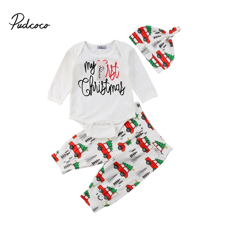My First Birthday Christmas Letter Print Romper+Long Pant 3pcs Xmas Set Newborn Outfits Baby Boy Girl Christmas Clothes Sets
My First Birthday Christmas Letter Print Romper+Long Pant 3pcs Xmas Set Newborn Outfits Baby Boy Girl Christmas Clothes Sets