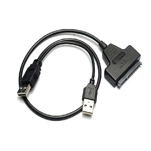 New USB 2.0 to 2.5inch 22 7+15 Serial ATA SATA 2.0 HDD/SSD Converter Cable Adapter Hard Disk Drive SATA Cable
New USB 2.0 to 2.5inch 22 7+15 Serial ATA SATA 2.0 HDD/SSD Converter Cable Adapter Hard Disk Drive SATA Cable