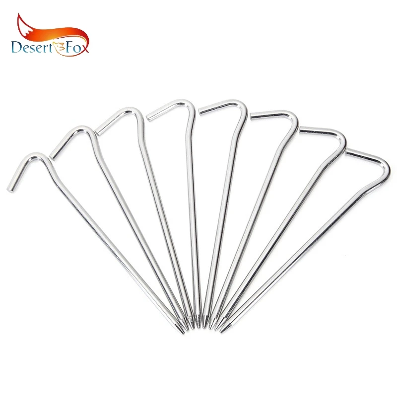 Desert&Fox Tent Peg, Tent Ground Nails 18cm Aluminum Alloy Ground Nails Sun Shelter Ropes Nails Tent Camping Accessories Tools
Desert&Fox Tent Peg, Tent Ground Nails 18cm Aluminum Alloy Ground Nails Sun Shelter Ropes Nails Tent Camping Accessories Tools