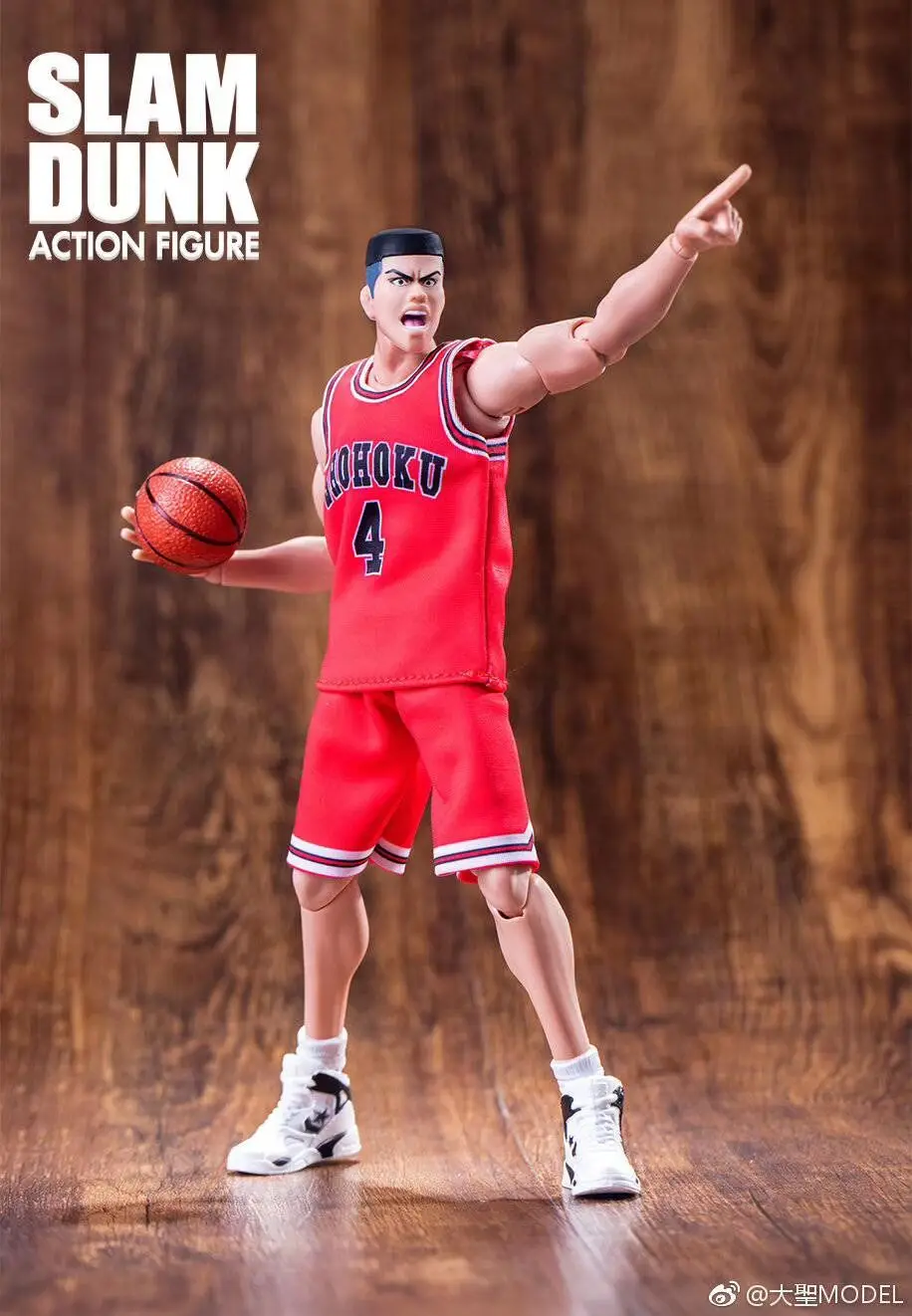 

GREAT TOYS Dasin Takenori Akagi pvc action figure SLAM DUNK GT model toy brinquedos NO.4