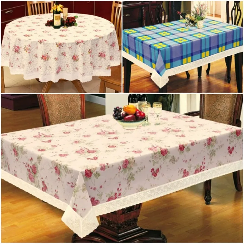 1Pcs Printing lacework PVC waterproof and oil proof ironing thicken table cloth European Rural style non-slip Tea table cloth
1Pcs Printing lacework PVC waterproof and oil proof ironing thicken table cloth European Rural style non-slip Tea table cloth