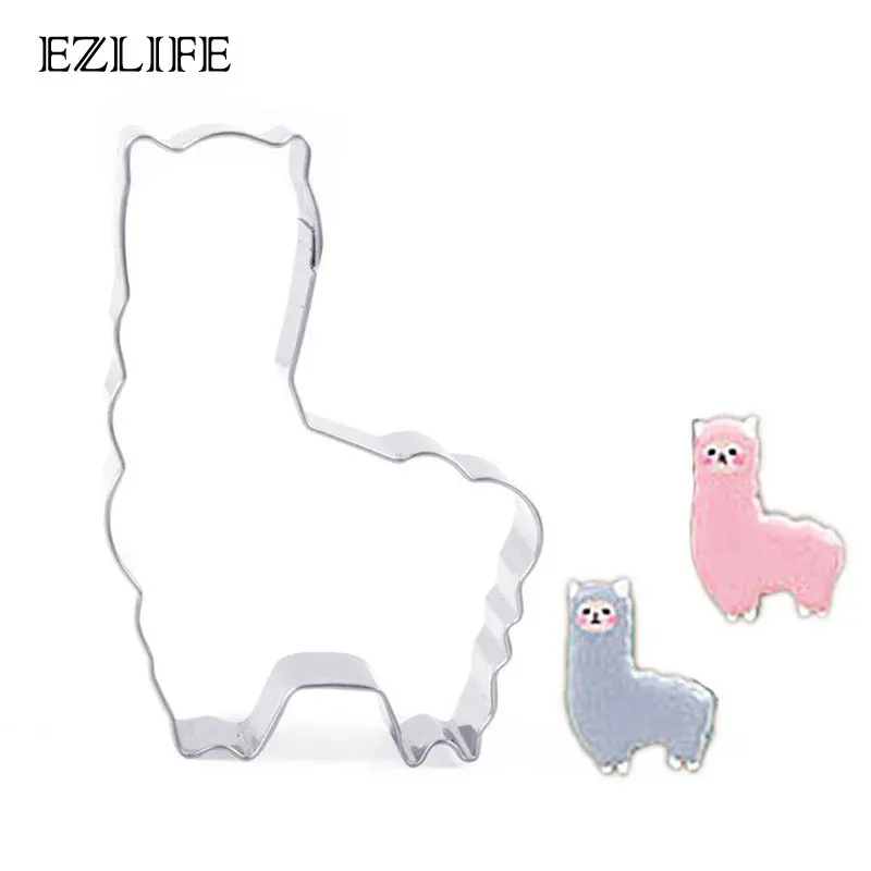 EZLIFE Cookie Cutter 2 Design Cute Llama Stainless Steel Animals Biscuit Molds Stamp Alpaca Kitchen Baking Tool
EZLIFE Cookie Cutter 2 Design Cute Llama Stainless Steel Animals Biscuit Molds Stamp Alpaca Kitchen Baking Tool