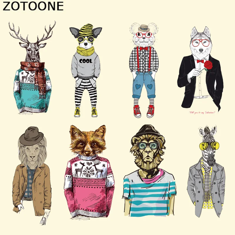 ZOTOONE Iron on Transfer Fox Lion Deer Patches Sticker Applique Animal Patch for Clothing DIY Stickers on Clothes for T-shirts
ZOTOONE Iron on Transfer Fox Lion Deer Patches Sticker Applique Animal Patch for Clothing DIY Stickers on Clothes for T-shirts