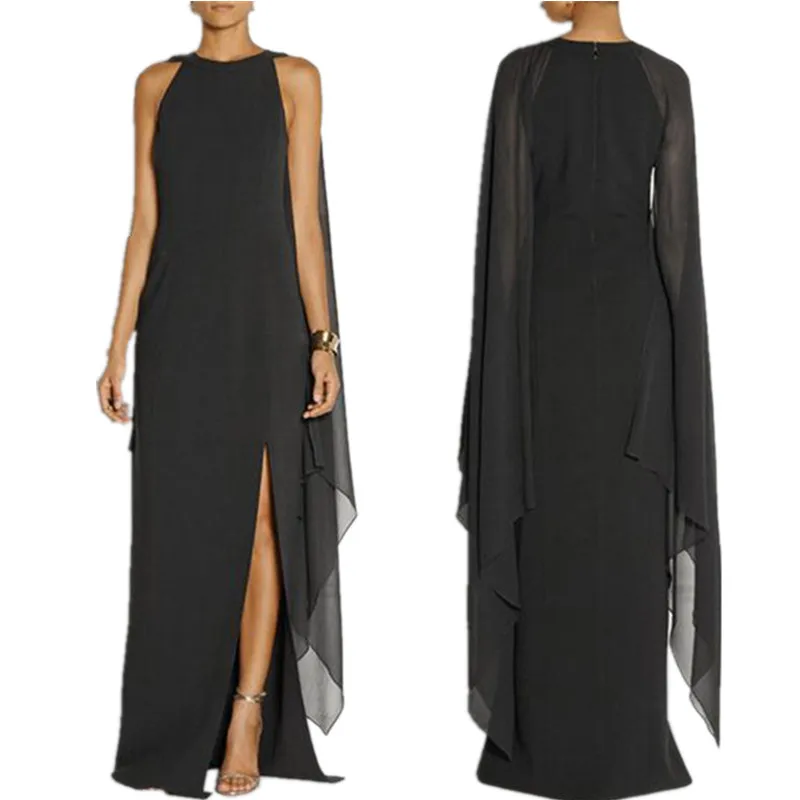 European Female Dress Bat Sleeve Chiffon Solid Color Long Dresses Party Plus Size S-4XL Zipper
European Female Dress Bat Sleeve Chiffon Solid Color Long Dresses Party Plus Size S-4XL Zipper