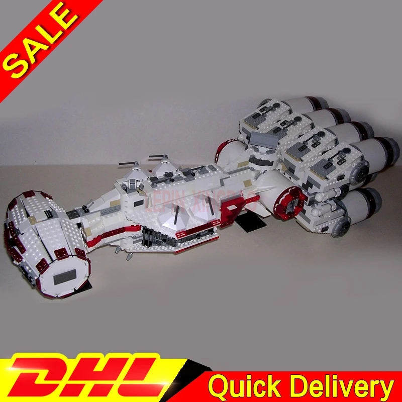 LP 05046 1748Pcs Star Wars Kits The Tantive IV Rebel Blockade Runner Set Building Blcoks Bricks Lelyings Toys Clone 10019
LP 05046 1748Pcs Star Wars Kits The Tantive IV Rebel Blockade Runner Set Building Blcoks Bricks Lelyings Toys Clone 10019