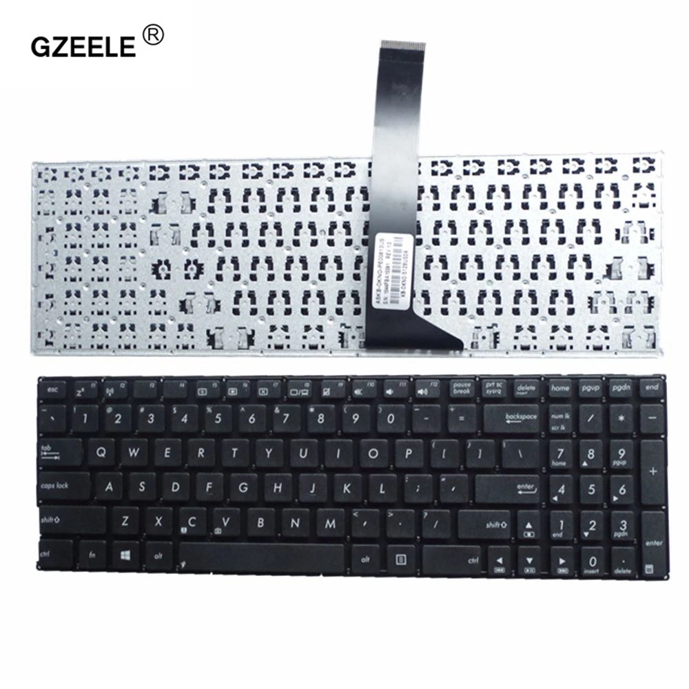 Новая английская клавиатура GZEELE для ноутбука ASUS K550 X501 A550C A550VB Y581C S550 черная