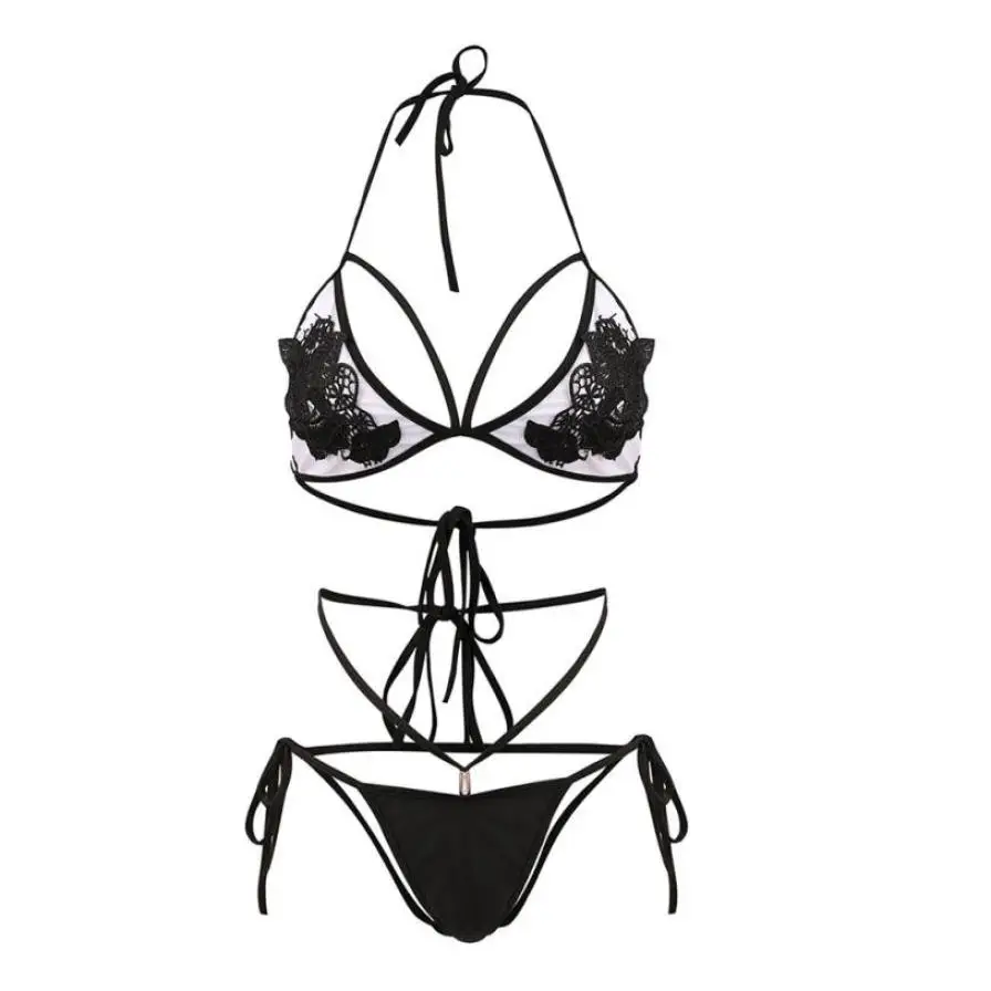 Women Embroidery Lace Flower Patchwork Bikini Sets Sexy Halter Push-Up Padded Bra Beach Bikini Set Summer Lady Swimsuit Swimwear
Women Embroidery Lace Flower Patchwork Bikini Sets Sexy Halter Push-Up Padded Bra Beach Bikini Set Summer Lady Swimsuit Swimwear