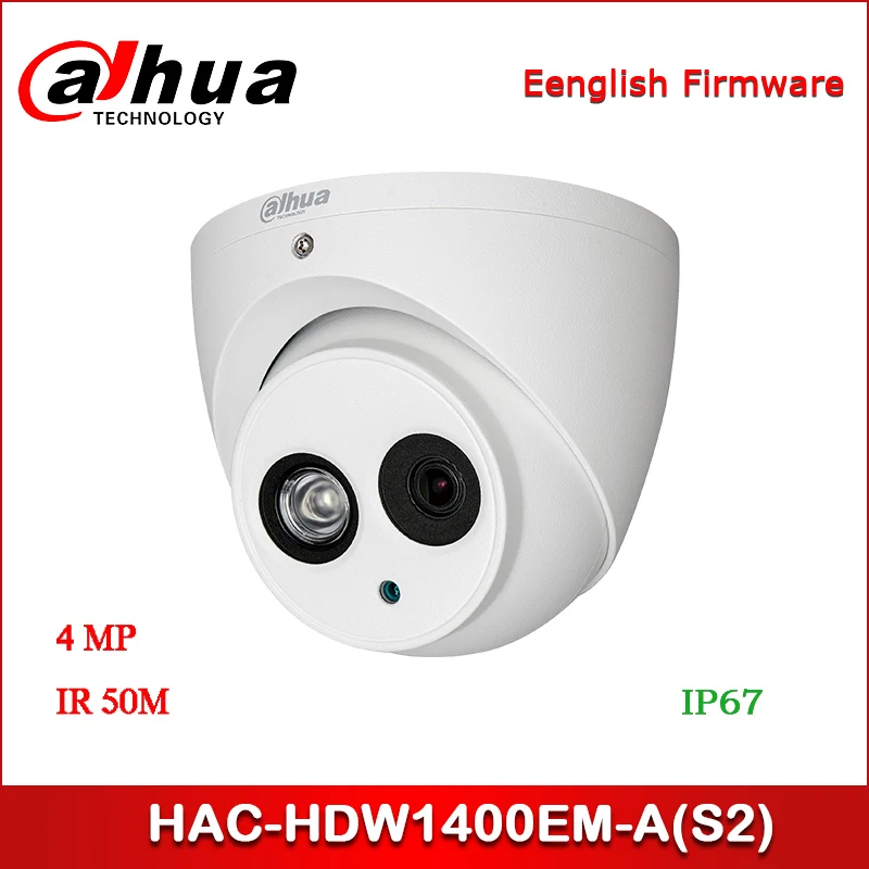Dahua HAC-HDW1400EM-A CCTV камера 4 МП HDCVI IR Eyeball Camera | Безопасность и защита